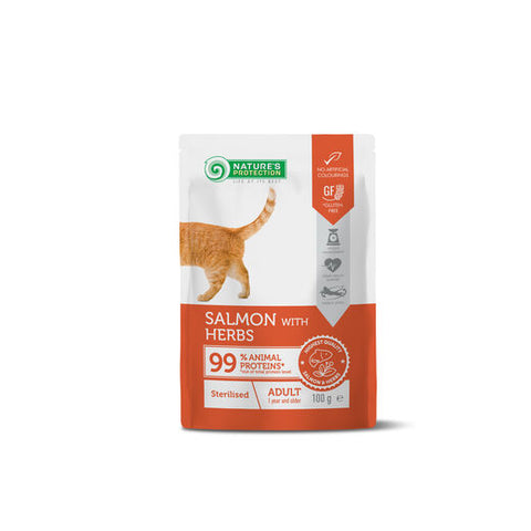 NP Cat Sterilised Lohi & Yrtit 100 g (-16%)