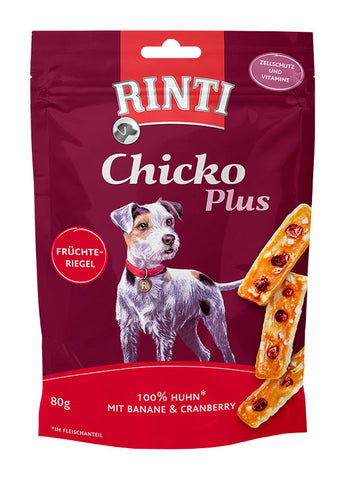 Rinti Chicko Plus Kana, Banaani & Karpalo 80 g