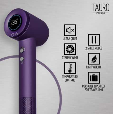 Tauro Pro Line Ionisoiva Fööni Purple (-30€)